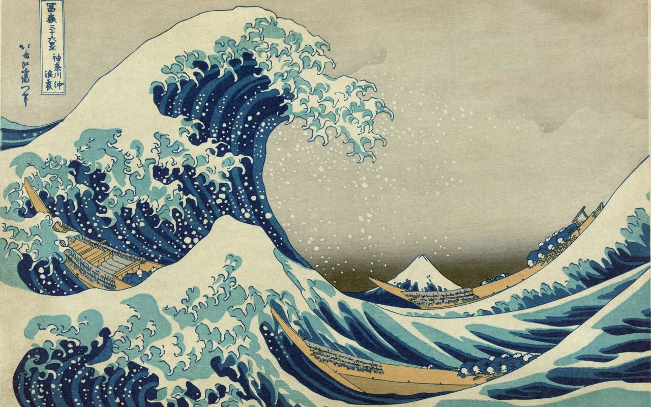 Værk: Hokusai, The Great Wave Off Kanagawa