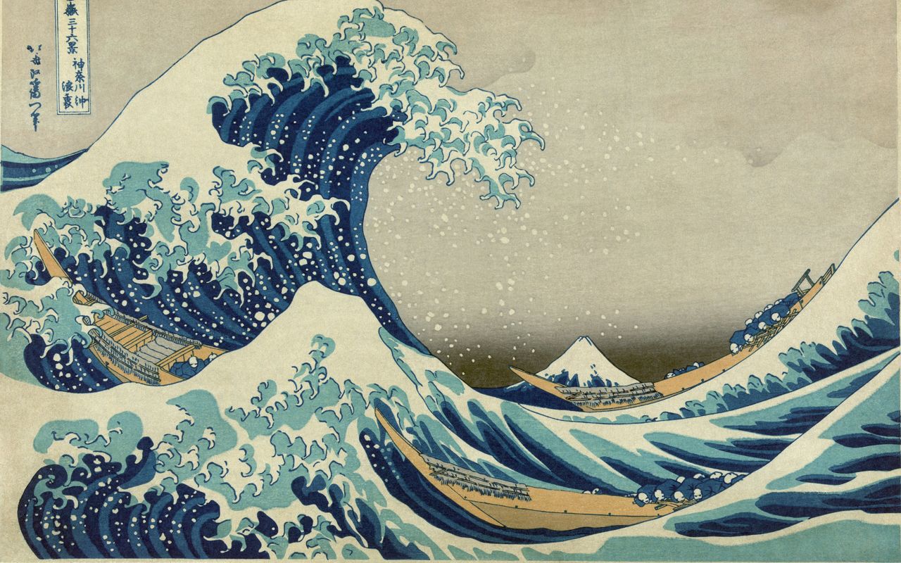 Værk: Hokusai, The Great Wave Off Kanagawa