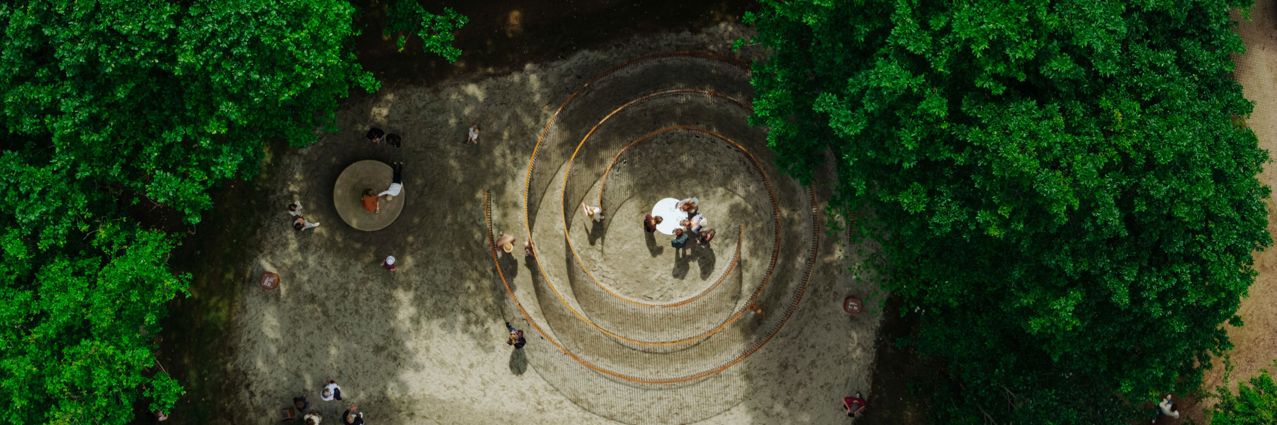 Dronefoto fra Egtvedpigens Verden